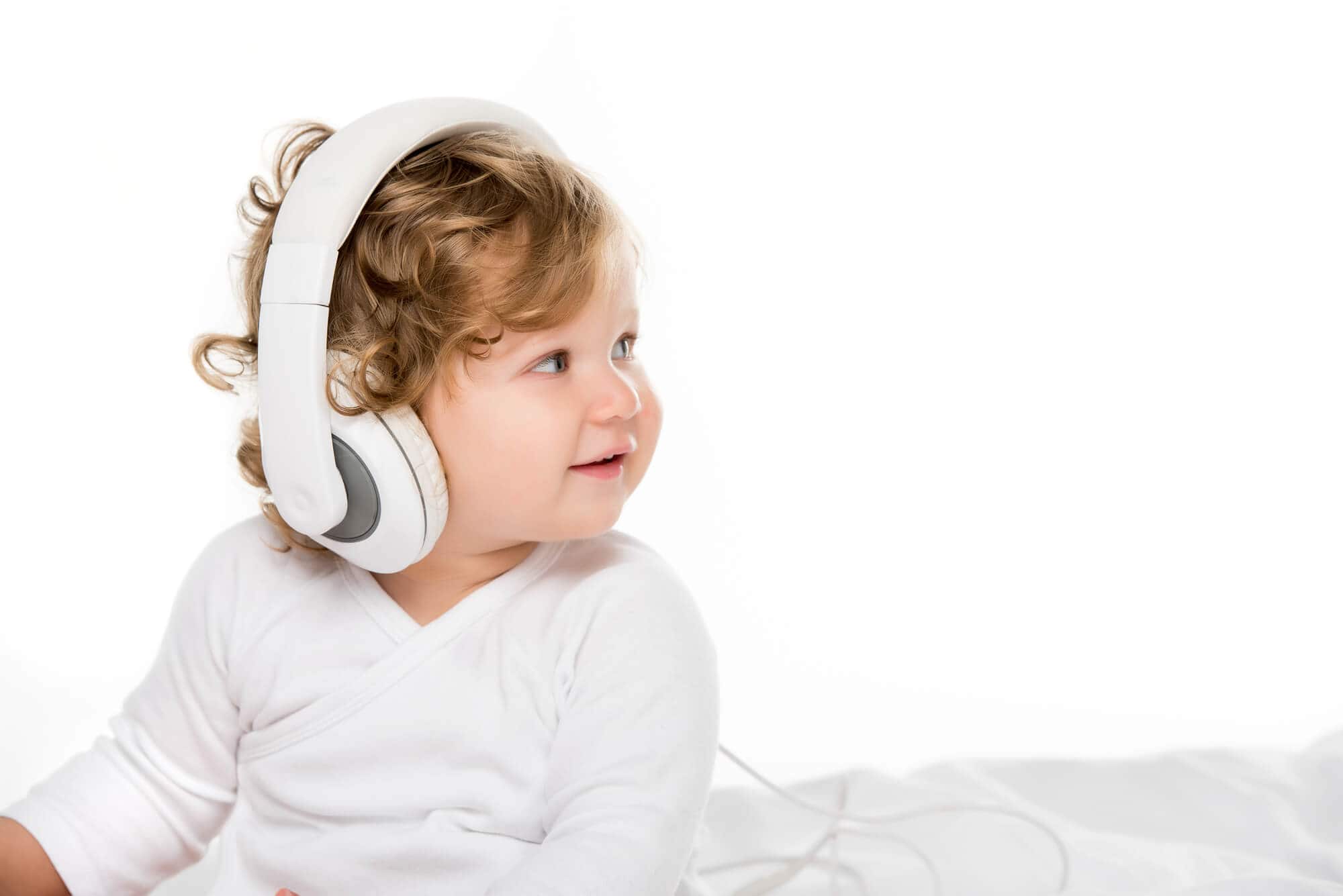 baby listening to music