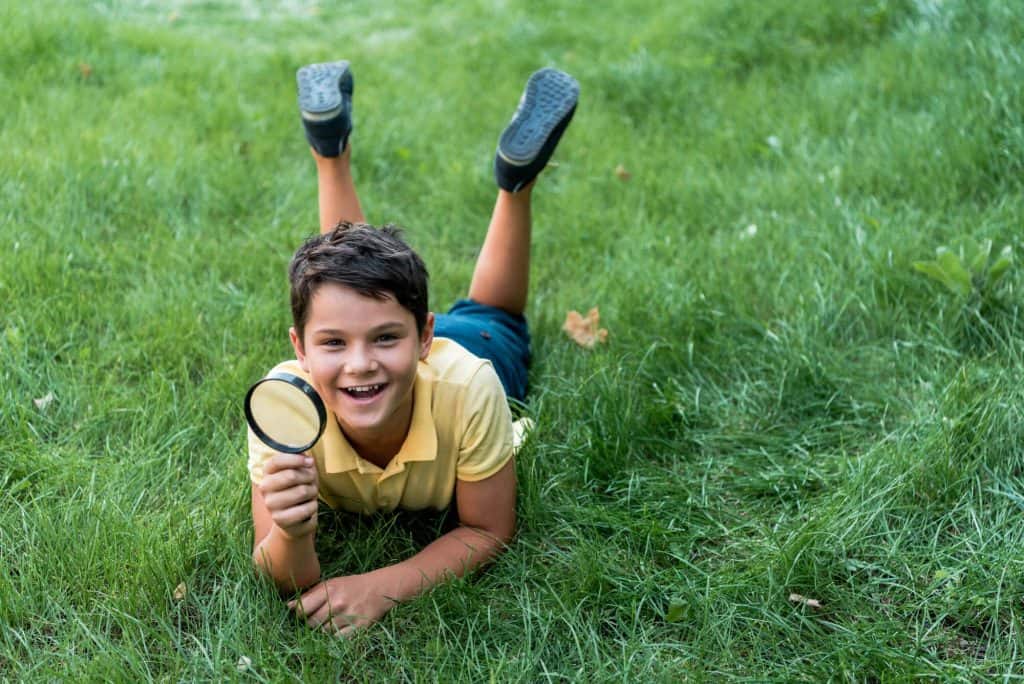 boy in the grass