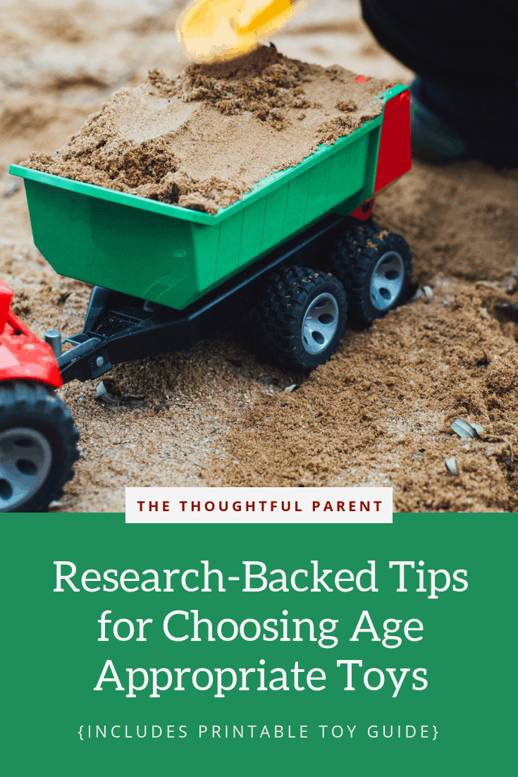 Ever wonder how to choose age appropriate toys for your kids? Use these child development tips to choose toys your kids will love for MORE than a week.