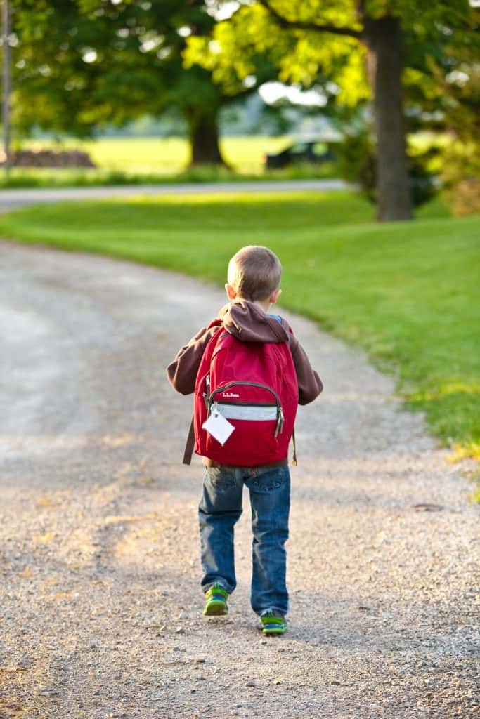 boy going to school back to school survival guide