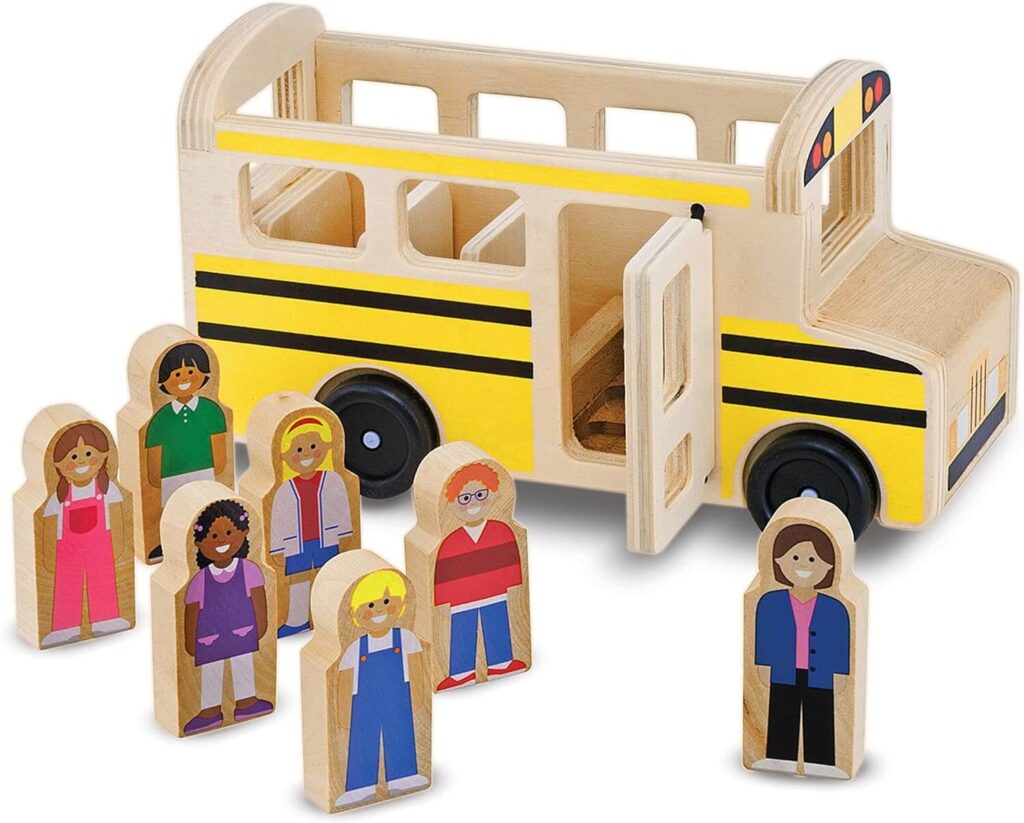 wooden vehicle play set