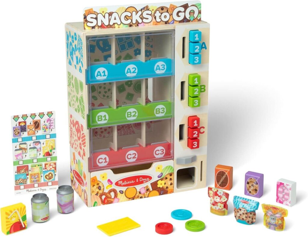 preschool pretend play vending machine