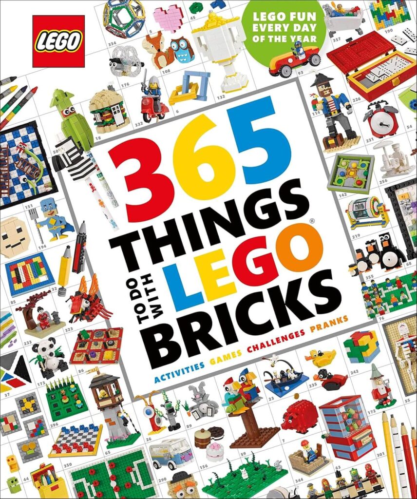 Legos as calming activity lego book