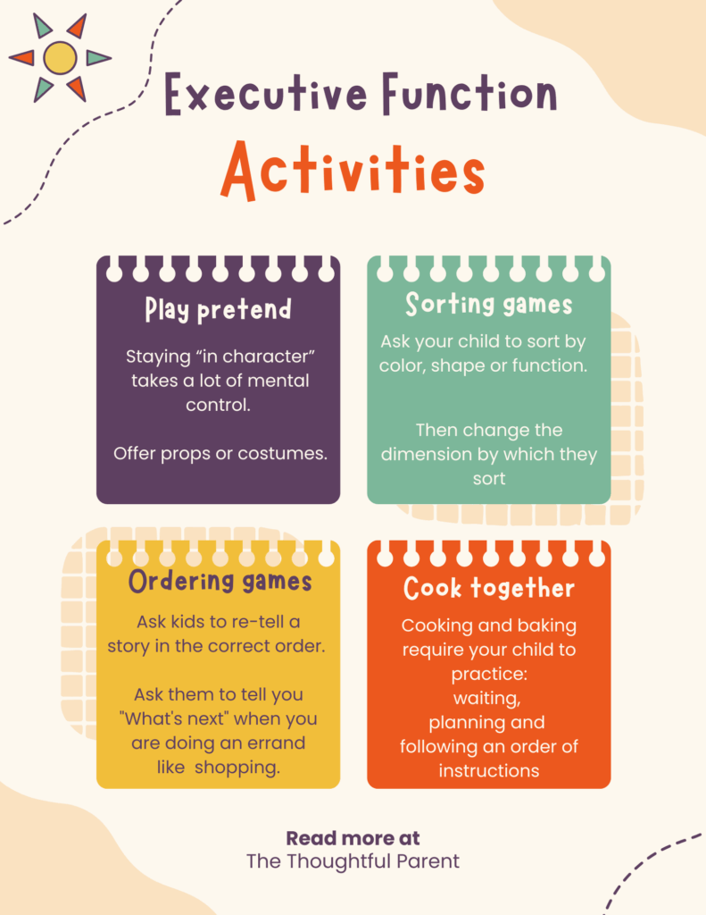 executive function activities for preschoolers