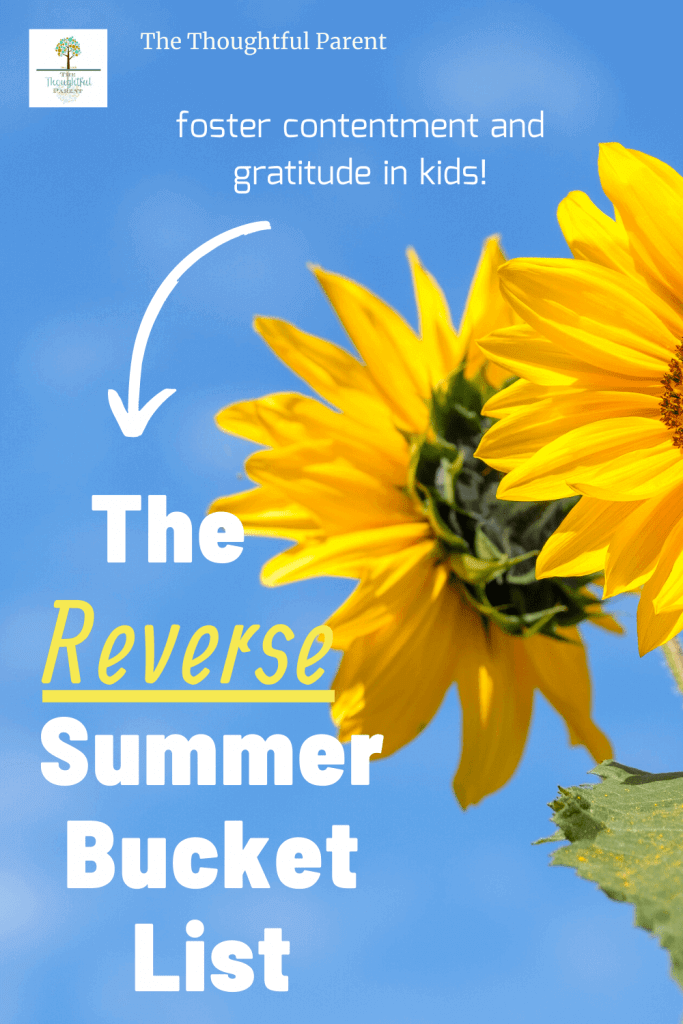 reverse summer bucket list