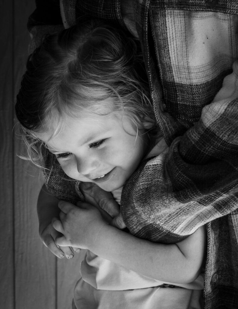 parent child hug repair