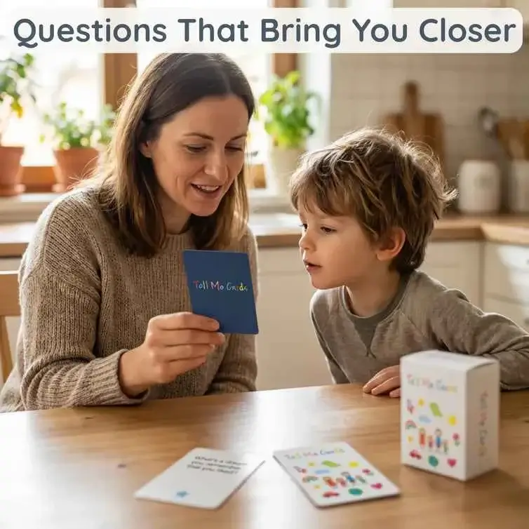 tell me cards for families to learn about emotions