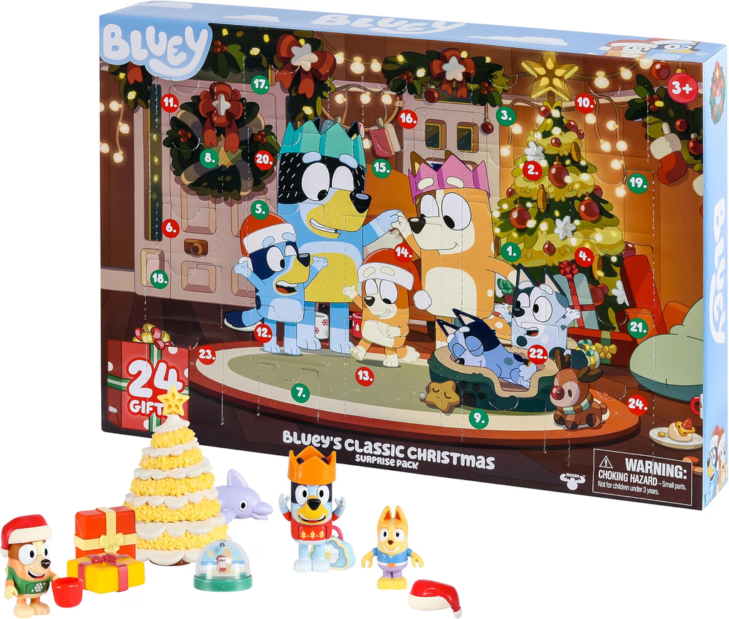bluey's advent calendar for toddlers kids
