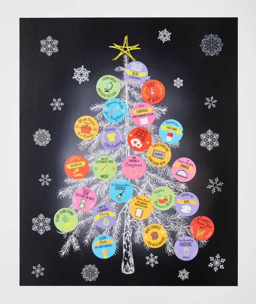 my kindness calendar advent calendar