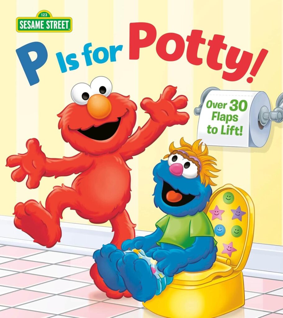 p is for potty elmo book