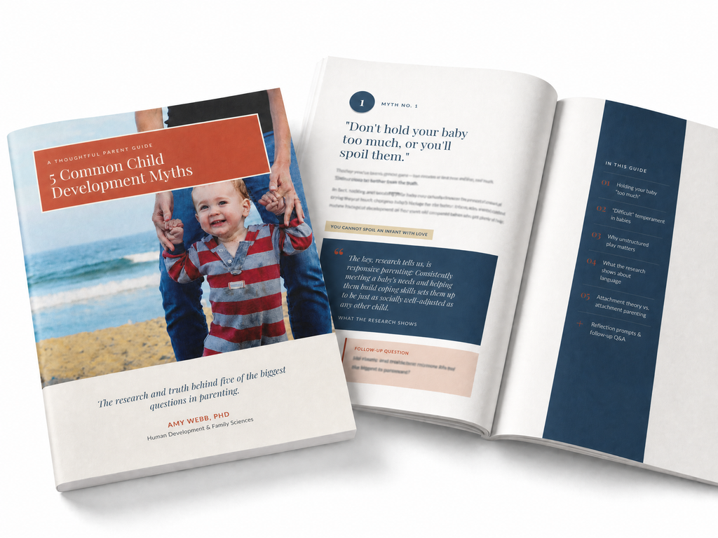 5 common child development myth guidebook