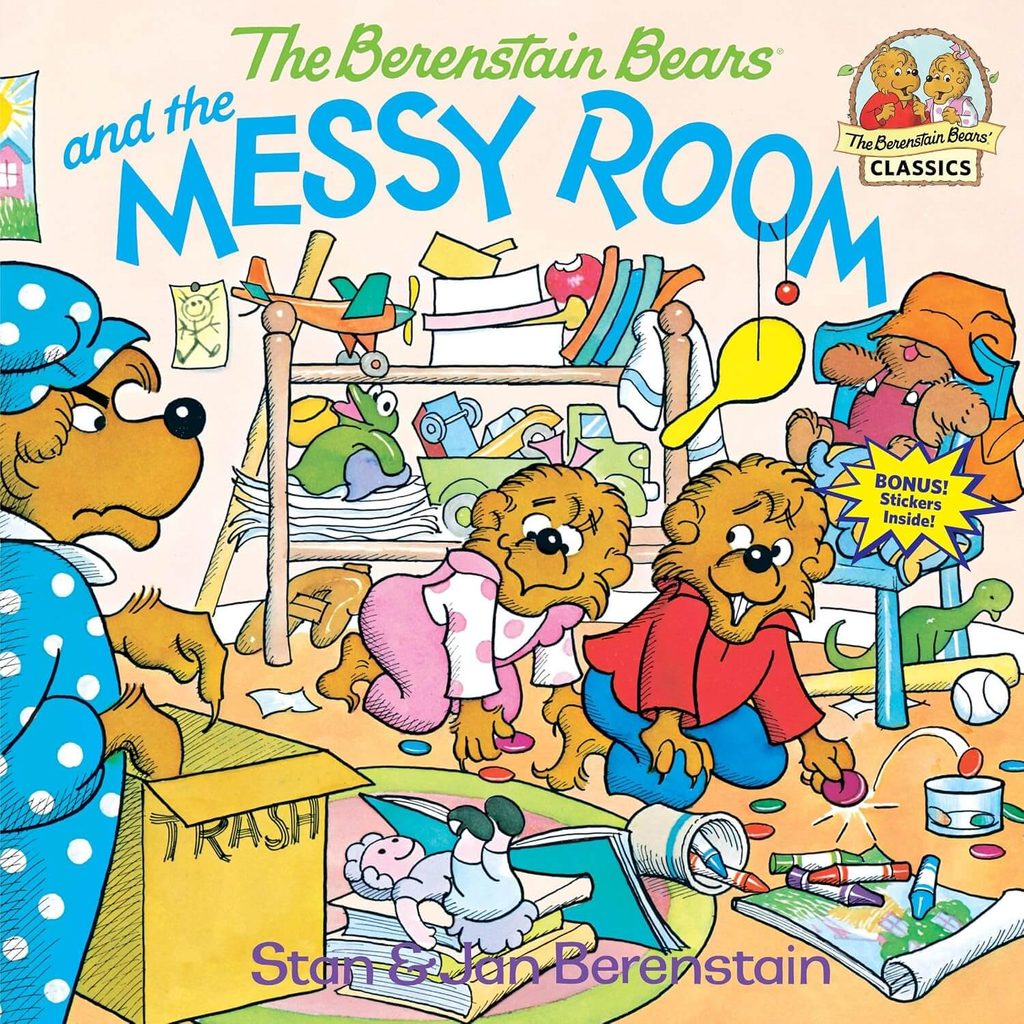 book cover for Berenstain Bears and the messy room