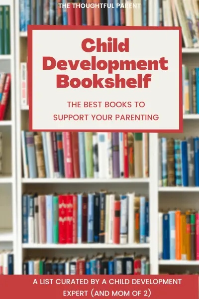 bookshelf with child development books image of a bookshelf with child development books