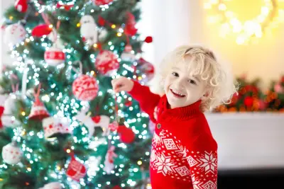 child at christmas child during christmas