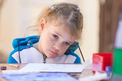 toddler looking sad girl looking sad