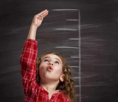 girl growth spurt girl showing growth