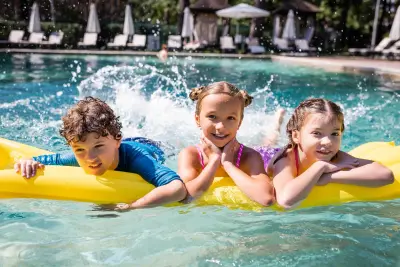 kids swimming