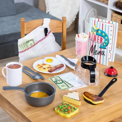 pretend play diner set