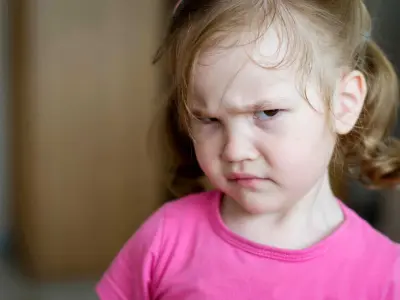 upset toddler girl