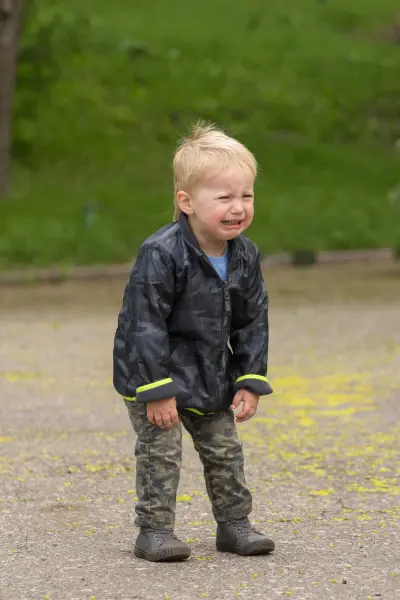 cranky toddler