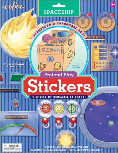pretend play stickers